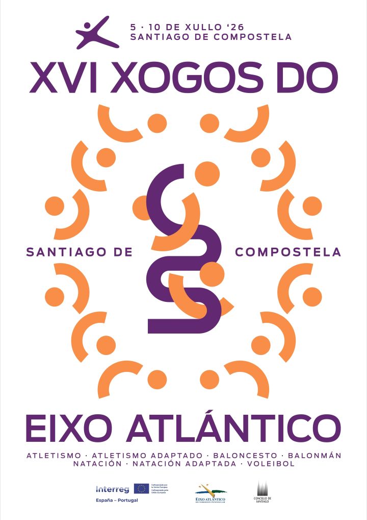 Os XVI Xogos del Eixo Atlántico arrancarán el 5 de julio en Santiago de Compostela