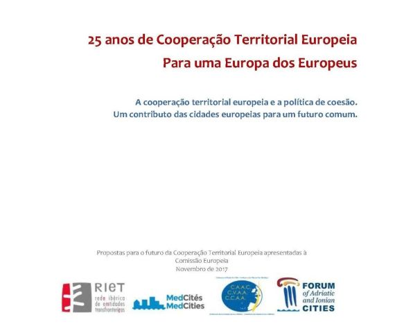 A cooperação territorial europeia e a política de coesão:  Contribuição do Eixo Atlântico para a defesa das políticas de coesão da Europa