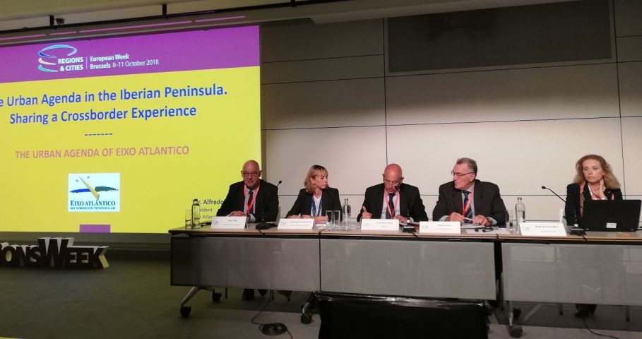 El Eixo presenta en Bruselas la primera agenda urbana transfronteriza de Europa