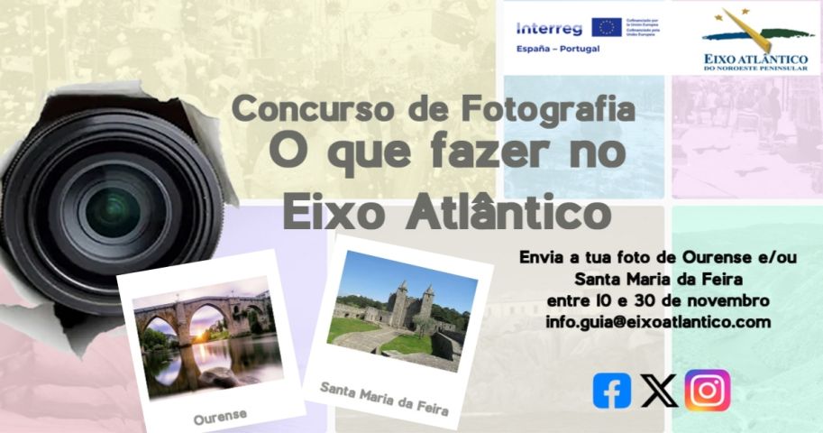 Começa a segunda edição do Concurso Fotográfico do Guia Turístico do Eixo Atlântico