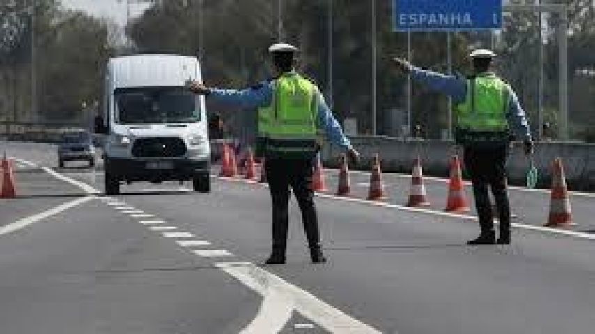 O control de fronteiras entre Portugal e España continúa despois do día 14 de maio