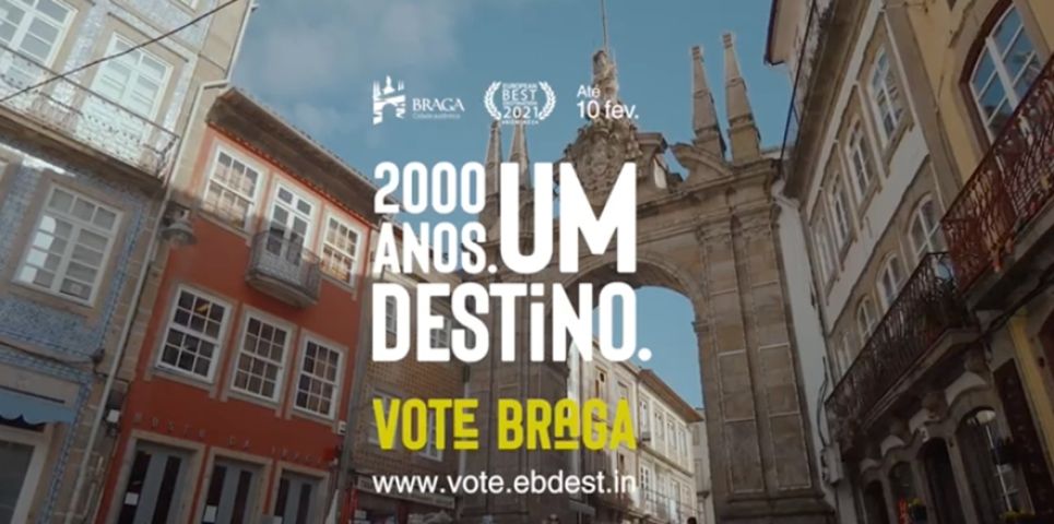 Braga, candidata a mellor destino turístico europeo 2021