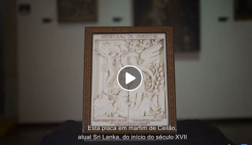 #VianaFicaEmCasaComCultura presenta unha placa de marfil do s. XVII do Museo de Artes Decorativas