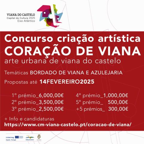 Viana do Castelo lanza un concurso para la creación de arte urbano que valore la azulejería y el bordado