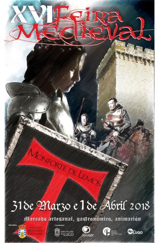 Monforte presenta a XVI edición da Feira Medieval, que se celebrará o 31 de marzo e 1 de abril