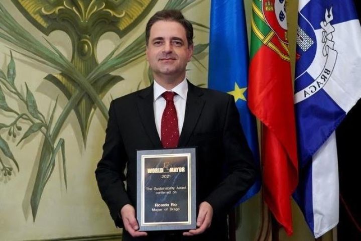 O alcalde de Braga recibe distinción de ámbito mundial