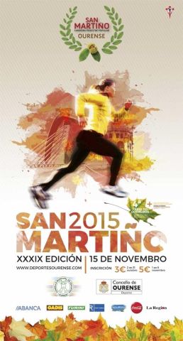 O 15 de novembro, Maraton Popular de San Martiño, en Ourense