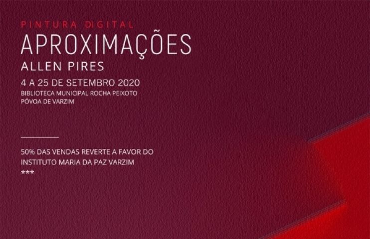 Exposición de pintura digital en la Biblioteca de Póvoa