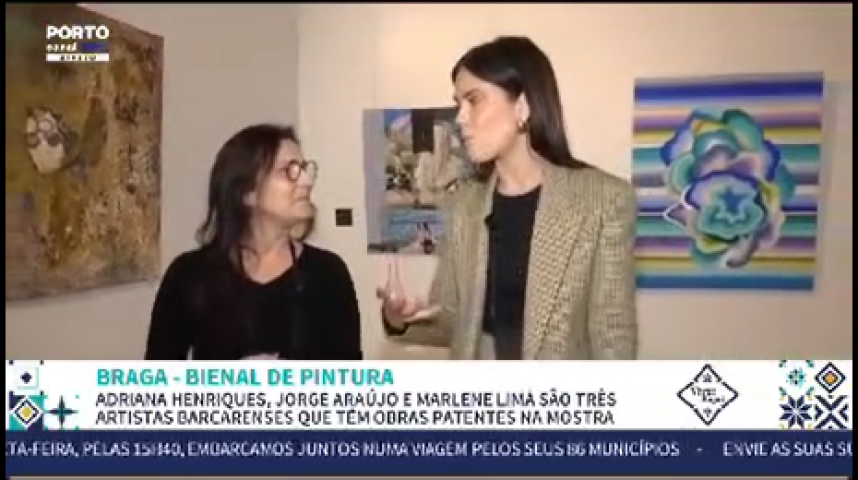 A Bienal de Pintura do Eixo Atlántico, en Porto Canal